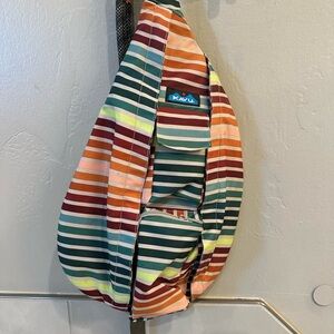 Kavu Multicolor Striped Sling Bag